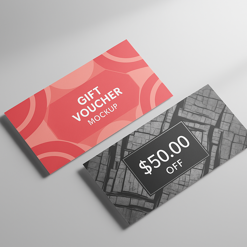 Voucher printing services