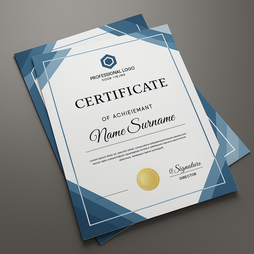 Certificates printing services
